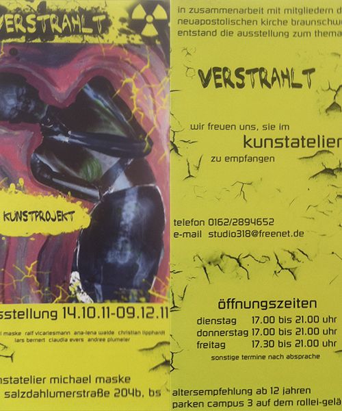 Kunstaustellung Verstrahlt